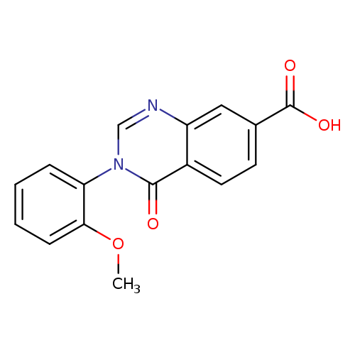 3-(2-Methoxyphenyl)-4-oxo-3,4-dihydroquinazoline-7-carboxylic acid
