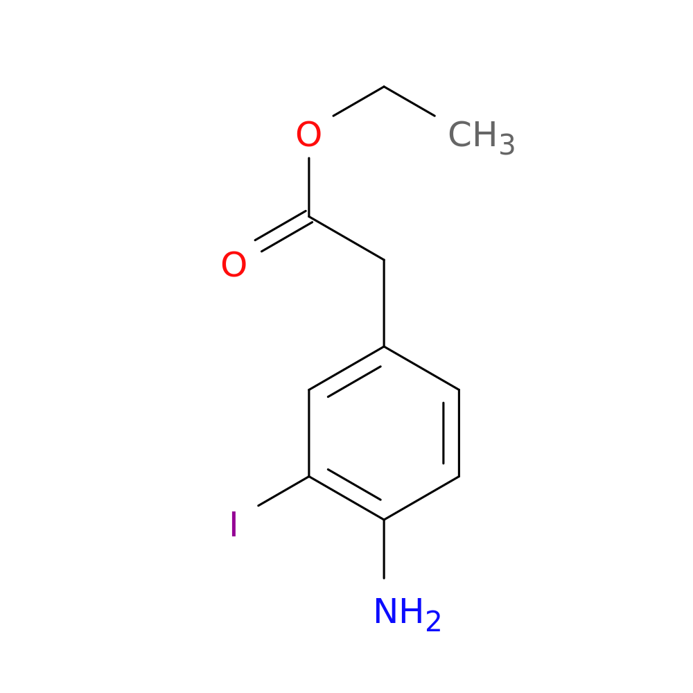 Ethyl 2-(4-amino-3-iodophenyl)acetate