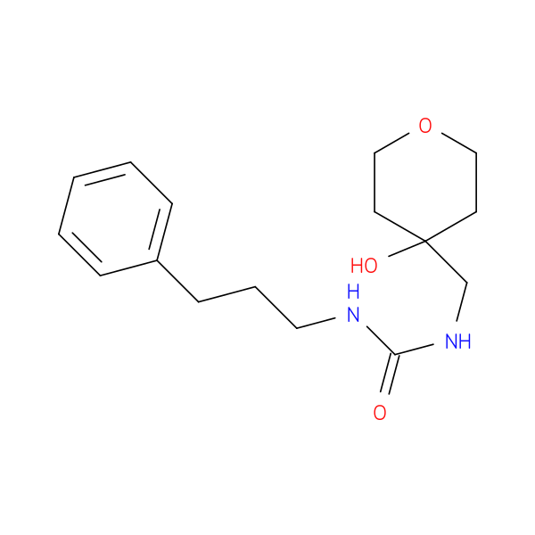 3-[(4-hydroxyoxan-4-yl)methyl]-1-(3-phenylpropyl)urea