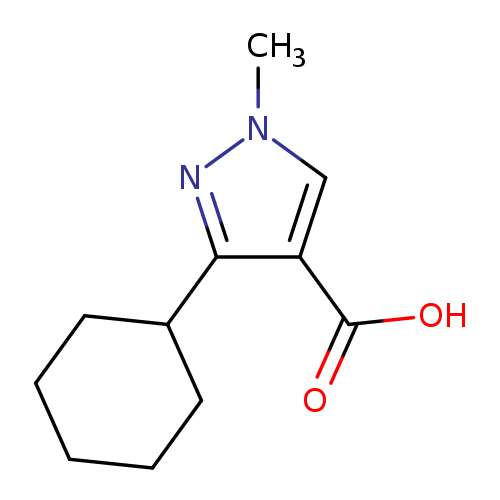 3-cyclohexyl-1-methyl-1H-pyrazole-4-carboxylic acid