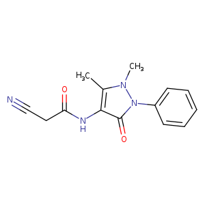 2-Cyano-N-(1,5-dimethyl-3-oxo-2-phenyl-2,3-dihydro-1H-pyrazol-4-yl)acetamide