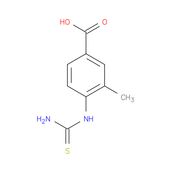 4-(carbamothioylamino)-3-methylbenzoic acid
