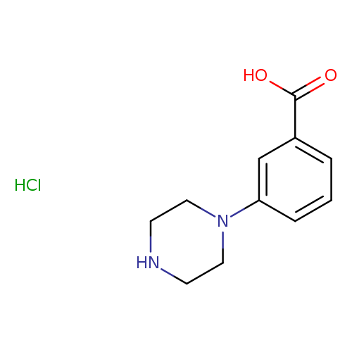 3-(piperazin-1-yl)benzoic acid hydrochloride