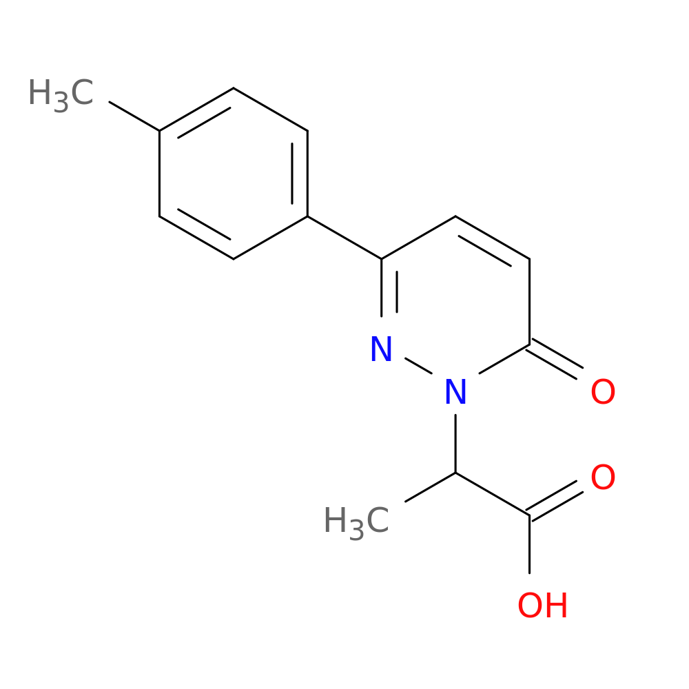 2-[3-(4-methylphenyl)-6-oxo-1,6-dihydropyridazin-1-yl]propanoic acid