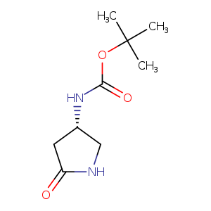 Carbamic acid, [(3S)-5-oxo-3-pyrrolidinyl]-, 1,1-dimethylethyl ester (9CI)