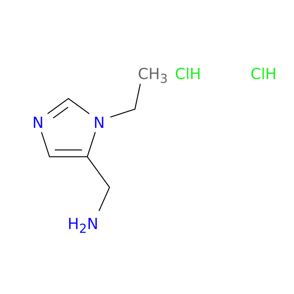 (3-Ethylimidazol-4-yl)methanamine dihydrochloride