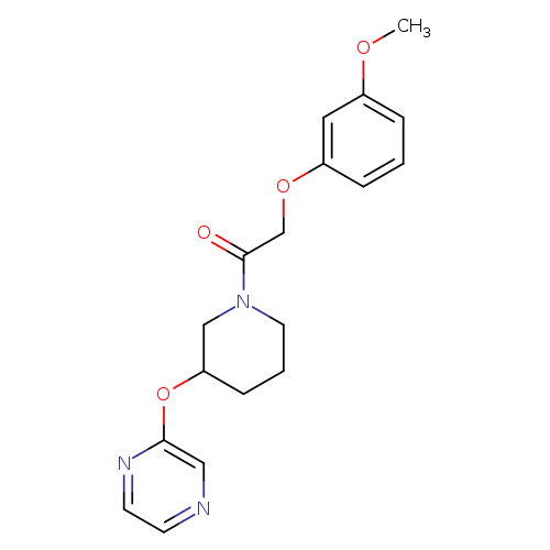 2-(3-methoxyphenoxy)-1-[3-(pyrazin-2-yloxy)piperidin-1-yl]ethan-1-one