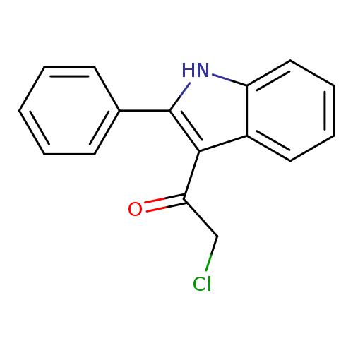 2-Chloro-1-(2-phenyl-1h-indol-3-yl)ethan-1-one