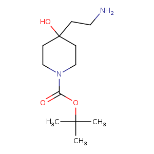 tert-Butyl 4-(2-aminoethyl)-4-hydroxypiperidine-1-carboxylate