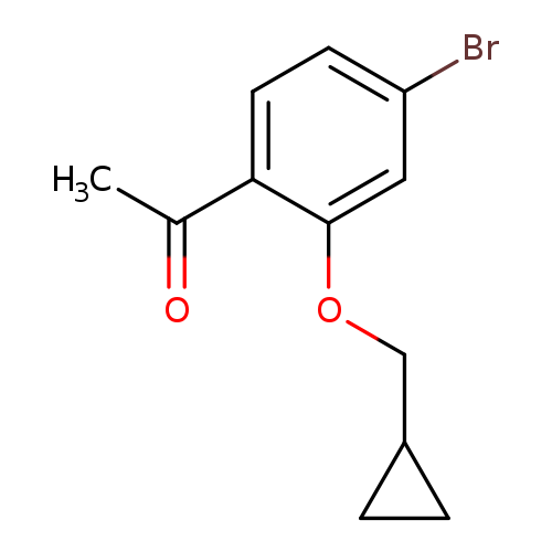 1-(4-Bromo-2-cyclopropylmethoxy-phenyl)-ethanone