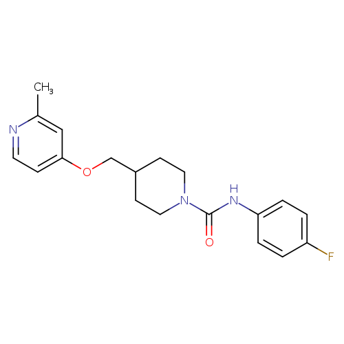 N-(4-fluorophenyl)-4-{[(2-methylpyridin-4-yl)oxy]methyl}piperidine-1-carboxamide