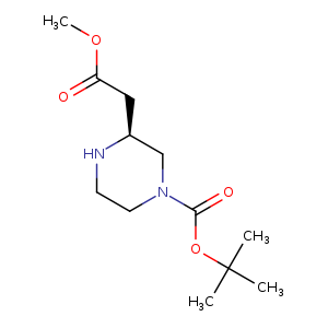 (S)-3-METHOXYCARBONYLMETHYL-PIPERAZINE-1-CARBOXYLIC ACID TERT-BUTYL ESTER