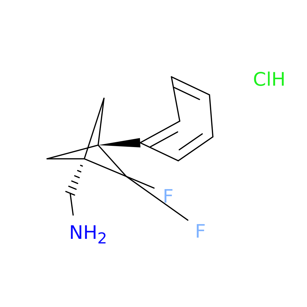 1-[(1s,3s)-2,2-difluoro-3-phenylbicyclo[1.1.1]pentan-1-yl]methanamine hydrochloride
