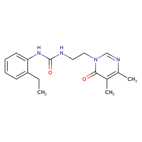3-[2-(4,5-dimethyl-6-oxo-1,6-dihydropyrimidin-1-yl)ethyl]-1-(2-ethylphenyl)urea