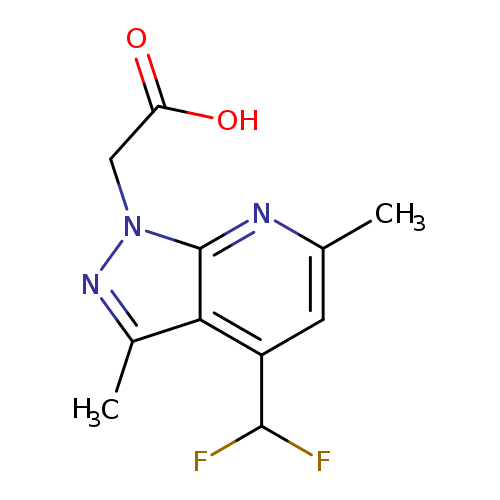 2-(4-(Difluoromethyl)-3,6-dimethyl-1H-pyrazolo[3,4-b]pyridin-1-yl)acetic acid