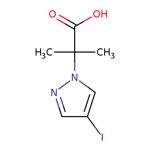 2-(4-iodo-1H-pyrazol-1-yl)-2-methylpropanoicacid