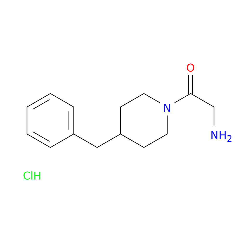 2-amino-1-(4-benzylpiperidin-1-yl)ethan-1-one hydrochloride