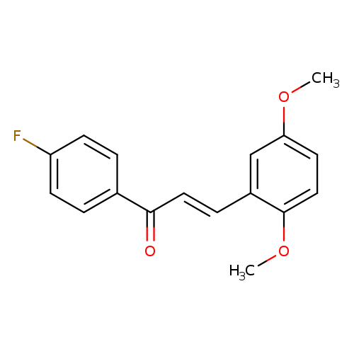 (2E)-3-(2,5-dimethoxyphenyl)-1-(4-fluorophenyl)prop-2-en-1-one