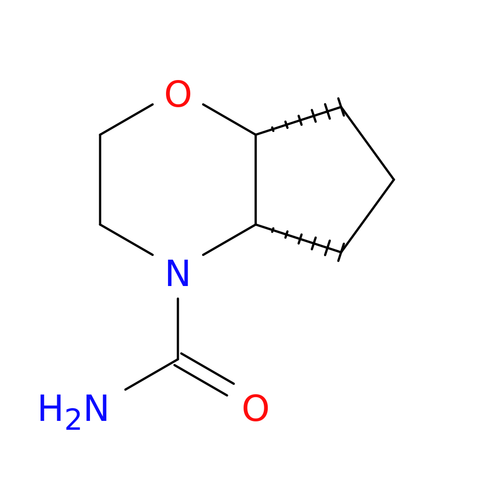 rac-(4aR,7aS)-octahydrocyclopenta[b]morpholine-4-carboxamide