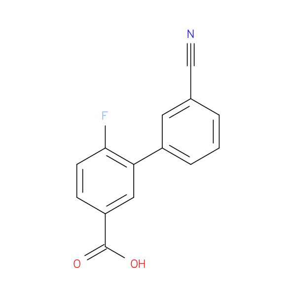 3-(3-Cyanophenyl)-4-fluorobenzoic acid
