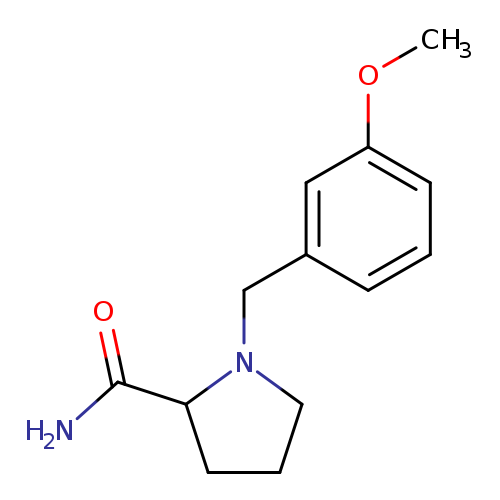 1-[(3-methoxyphenyl)methyl]pyrrolidine-2-carboxamide