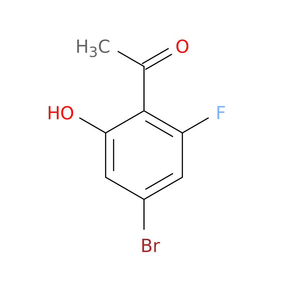 1-(4-Bromo-2-fluoro-6-hydroxyphenyl)ethanone