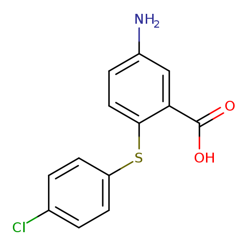 5-Amino-2-[(4-chlorophenyl)thio]benzoic acid