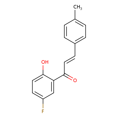 (2E)-1-(5-fluoro-2-hydroxyphenyl)-3-(4-methylphenyl)prop-2-en-1-one