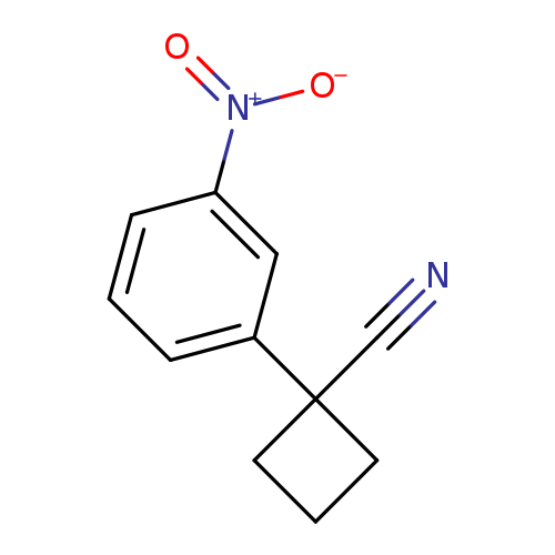 1-(3-nitrophenyl)cyclobutane-1-carbonitrile