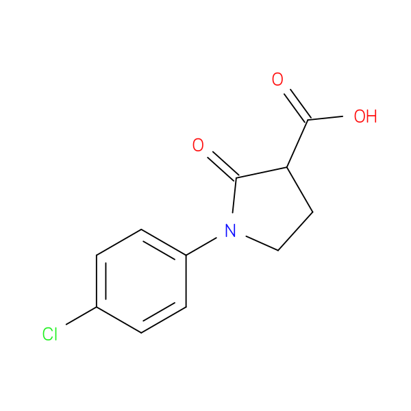 1-(4-Chlorophenyl)-2-oxopyrrolidine-3-carboxylic acid