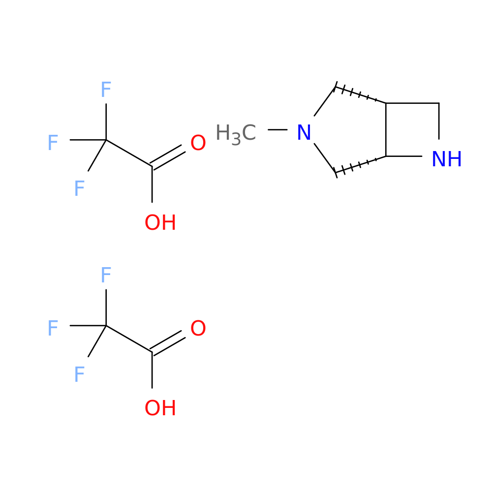 (1S,5S)-3-methyl-3,6-diazabicyclo[3.2.0]heptane bis(2,2,2-trifluoroacetate)