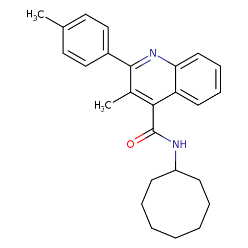 N-cyclooctyl-3-methyl-2-(4-methylphenyl)-4-quinolinecarboxamide