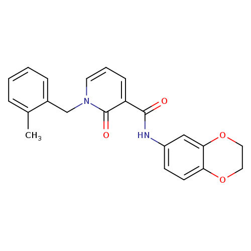 N-(2,3-dihydro-1,4-benzodioxin-6-yl)-1-[(2-methylphenyl)methyl]-2-oxo-1,2-dihydropyridine-3-carboxamide