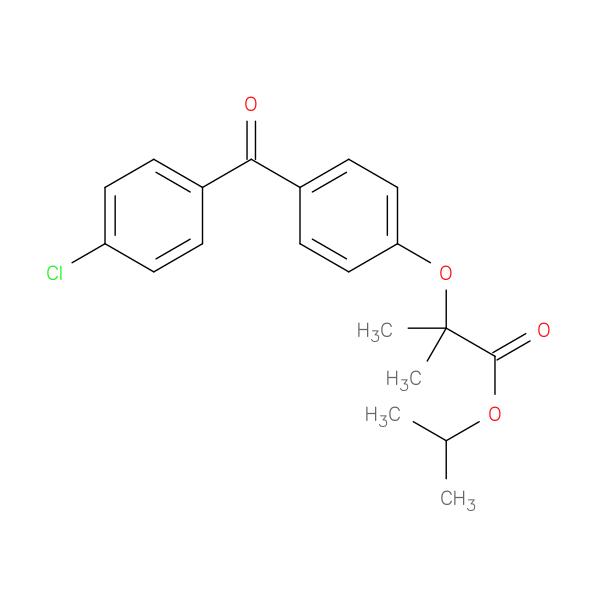 Isopropyl 2-[4-(4-chlorobenzoyl)phenoxy]-2-methylpropanoate