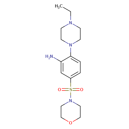 2-(4-ethylpiperazin-1-yl)-5-(morpholine-4-sulfonyl)aniline