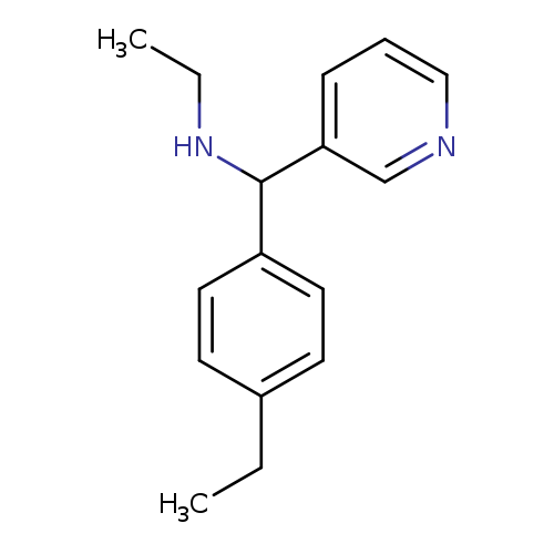 ethyl[(4-ethylphenyl)(pyridin-3-yl)methyl]amine