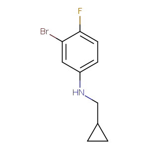 3-Bromo-n-(cyclopropylmethyl)-4-fluoroaniline