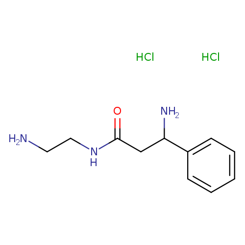 3-amino-n-(2-aminoethyl)-3-phenylpropanamide dihydrochloride