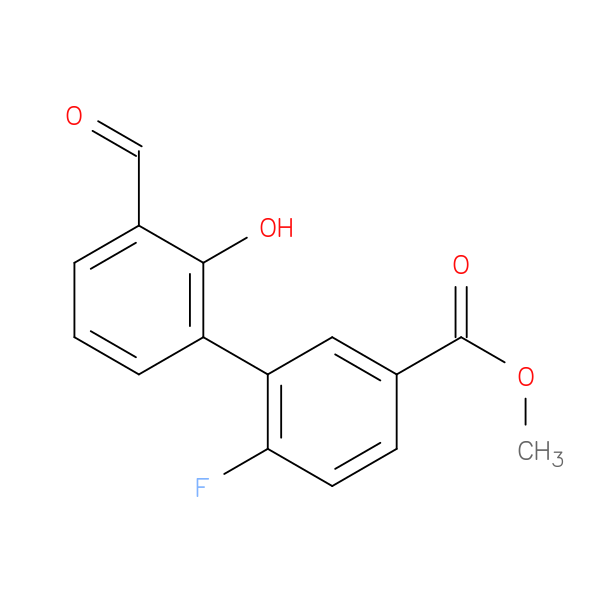 6-(2-Fluoro-5-methoxycarbonylphenyl)-2-formylphenol