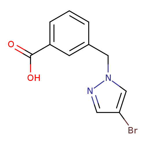 3-[(4-bromo-1H-pyrazol-1-yl)methyl]benzoic acid