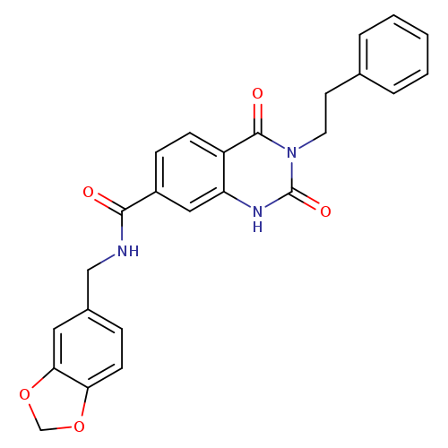 N-[(2H-1,3-benzodioxol-5-yl)methyl]-2,4-dioxo-3-(2-phenylethyl)-1,2,3,4-tetrahydroquinazoline-7-carboxamide
