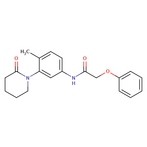 N-[4-methyl-3-(2-oxopiperidin-1-yl)phenyl]-2-phenoxyacetamide