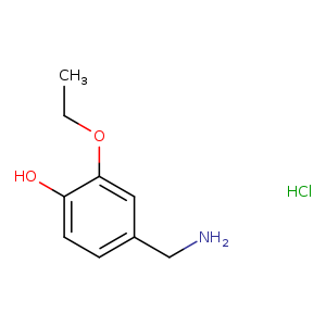 Phenol, 4-(aminomethyl)-2-ethoxy-, hydrochloride