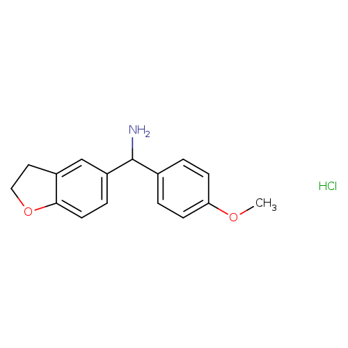 2,3-dihydro-1-benzofuran-5-yl(4-methoxyphenyl)methanamine hydrochloride