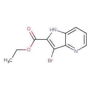 3-Bromo-1H-pyrrolo[3,2-b]pyridine-2-carboxylic acid ethyl ester