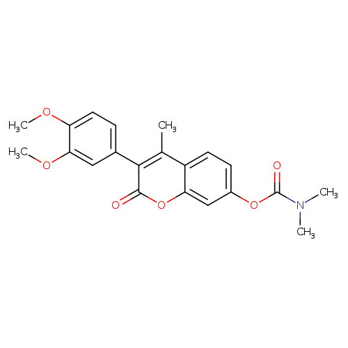 3-(3,4-dimethoxyphenyl)-4-methyl-2-oxo-2H-chromen-7-yl N,N-dimethylcarbamate