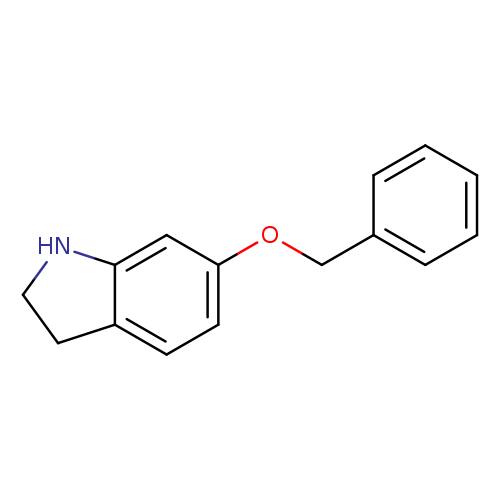 6-(benzyloxy)-2,3-dihydro-1H-indole