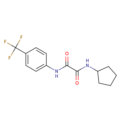 N-cyclopentyl-N'-[4-(trifluoromethyl)phenyl]ethanediamide