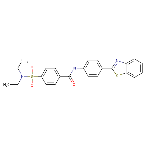 N-[4-(1,3-benzothiazol-2-yl)phenyl]-4-(diethylsulfamoyl)benzamide