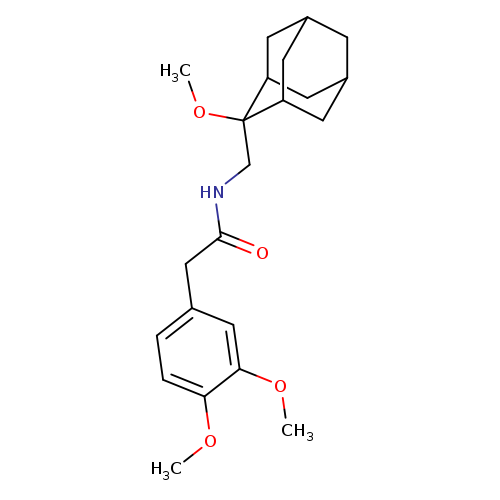 2-(3,4-dimethoxyphenyl)-N-[(2-methoxyadamantan-2-yl)methyl]acetamide